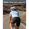 SHOKZ New OpenRun Pro 2-Bone Conduction Headphones,Open-Ear Bluetooth Wireless Sport Earphones for Running,Workouts-Sweat Resistant,Secure Comfortable Fit-Deep Bass,Smart Mic,Reflective Strip(Blue)
