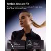 SHOKZ OpenDots ONE-Open-Ear Headphones, Clip-On Earbuds-Wireless Bluetooth Earbuds with Microphone-Secure, Lightweight, Comfort-Premium Dolby Audio-Water Resistant-Fast Charging-Up to 40 hrs Playtime(Black)