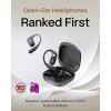 SHOKZ OpenFit 2 Open-Ear Headphones,True Wireless Bluetooth Earphones with Microphone,Earhook Earbuds with 48 Hours of Playtime,Fast Charging,IP55 Water-Resistant,with Carrying Bag,Beige,Bluetooth5.4(Black)