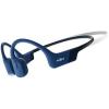 SHOKZ OpenRun Mini (AfterShokz Aeropex Mini) -Bone Conduction Open-Ear Bluetooth Sport Headphones – Waterproof Wireless Earphones for Workouts and Running – Built-in Mic (Renewed)(Blue)