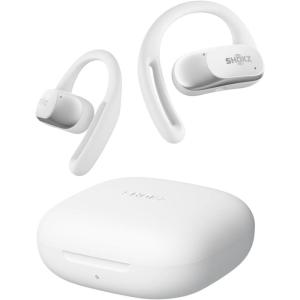 SHOKZ OpenFit Air – Open-Ear Headphones, True Wireless Earbuds, Water Resistant, Secure Earhooks for Daily Use, White(White)