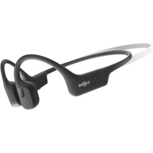SHOKZ OpenRun – Open-Ear Bluetooth Bone Conduction Sport Headphones (Renewed)(Black)