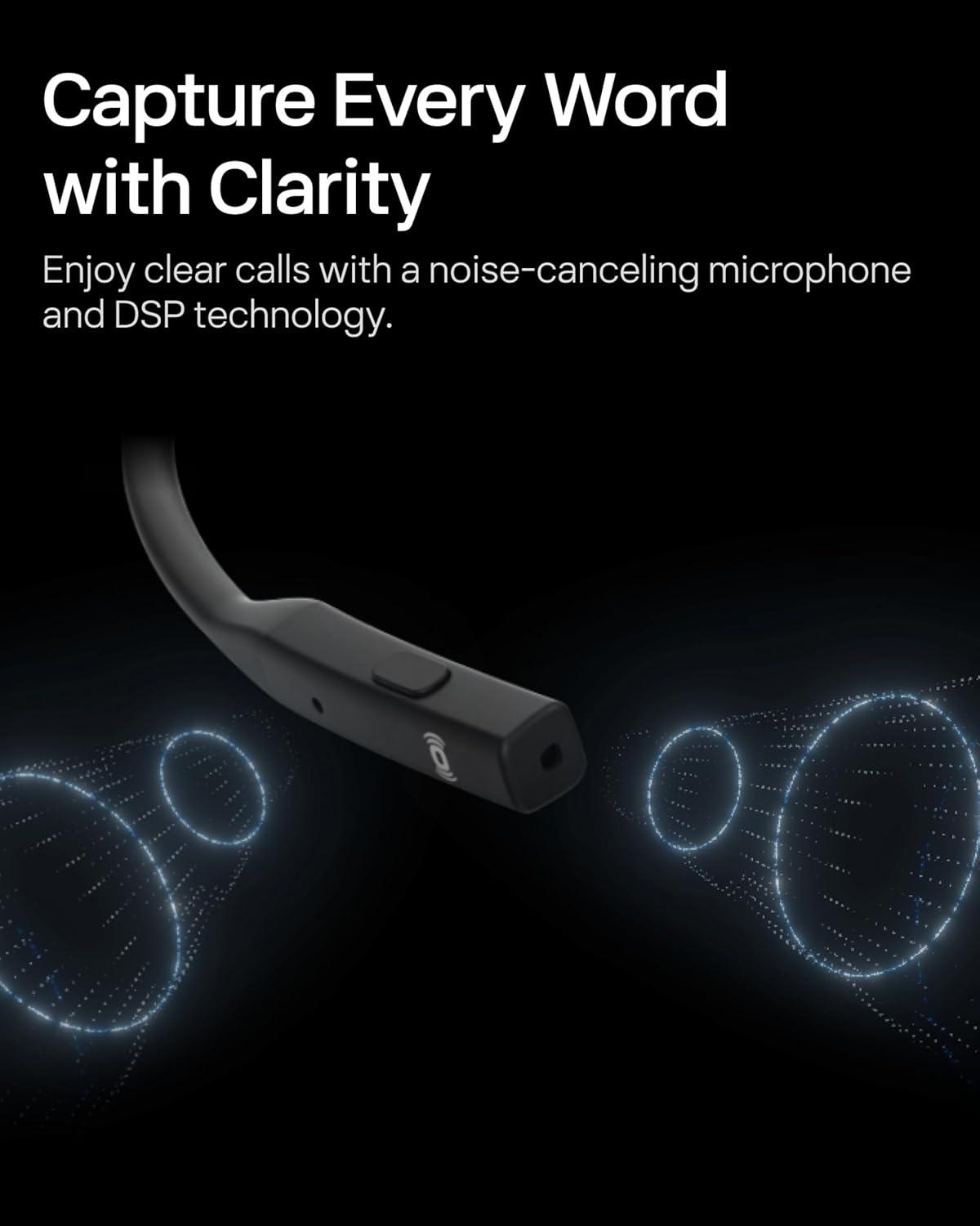 imageSHOKZ OpenComm2 UC 2025 Upgrade  OpenEar Wireless Computer Headset with Boom Mic Bone Conduction Bluetooth Stereo Headphones USBA Dongle Compatible with PC and Mac Zoom Certified  C120UCUSBC Charging