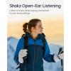 SHOKZ New OpenRun Pro 2- Bone Conduction Headphones, Open-Ear Bluetooth Wireless Sport Earphones for Running, Workouts – Sweat Resistant, Secure Comfortable Fit -Deep Bass, Smart Mic, Reflective Strip
