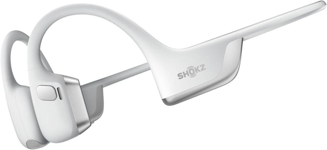 imageSHOKZ New OpenRun Pro 2Bone Conduction HeadphonesOpenEar Bluetooth Wireless Sport Earphones for RunningWorkoutsSweat ResistantSecure Comfortable FitDeep BassSmart Mic Free Gym BagSilver