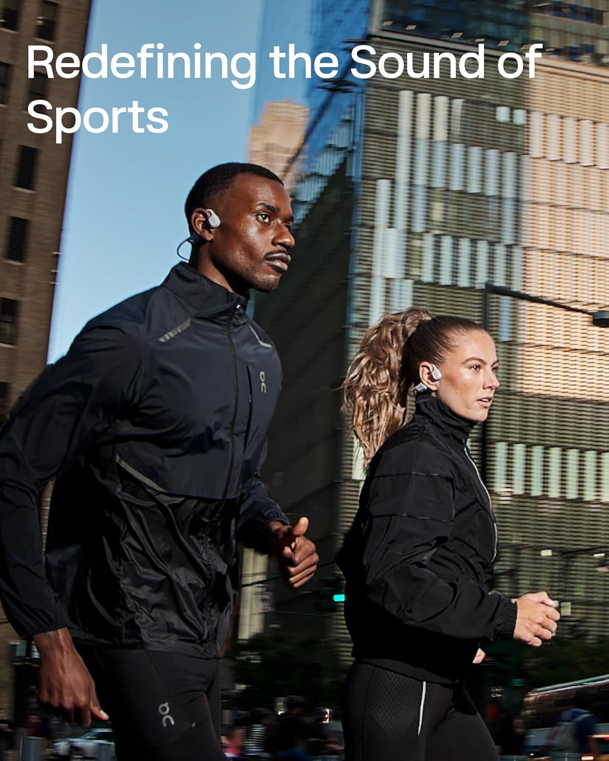 imageSHOKZ New OpenRun Pro 2Bone Conduction HeadphonesOpenEar Bluetooth Wireless Sport Earphones for RunningWorkoutsSweat ResistantSecure Comfortable FitDeep BassSmart Mic Free Gym BagSilver