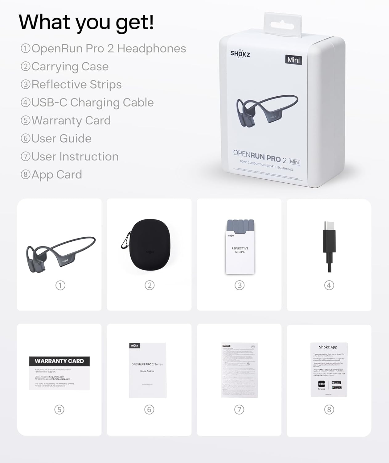 imageSHOKZ New OpenRun Pro 2Bone Conduction HeadphonesOpenEar Bluetooth Wireless Sport Earphones for RunningWorkoutsSweat ResistantSecure Comfortable FitDeep BassSmart Mic Free Gym BagBlack