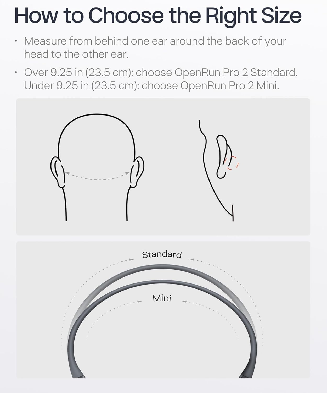 imageSHOKZ New OpenRun Pro 2Bone Conduction HeadphonesOpenEar Bluetooth Wireless Sport Earphones for RunningWorkoutsSweat ResistantSecure Comfortable FitDeep BassSmart Mic Free Gym BagSilver