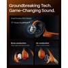 SHOKZ New OpenRun Pro 2-Bone Conduction Headphones,Open-Ear Bluetooth Wireless Sport Earphones for Running,Workouts-Sweat Resistant,Secure Comfortable Fit-Deep Bass,Smart Mic, Free Gym Bag(Orange)