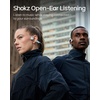 SHOKZ New OpenRun Pro 2-Bone Conduction Headphones,Open-Ear Bluetooth Wireless Sport Earphones for Running,Workouts-Sweat Resistant,Secure Comfortable Fit-Deep Bass,Smart Mic, Free Gym Bag(Silver)