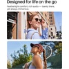SHOKZ OpenDots ONE-Open-Ear Headphones, Clip-On Earbuds-Wireless Bluetooth Earbuds with Microphone-Secure, Lightweight, Comfort-Premium Dolby Audio-Water Resistant-Fast Charging-Up to 40 hrs Playtime(Red)