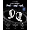 SHOKZ OpenFit Pro Open-Ear True Wireless Earbuds with Open-Ear Noise Reduction, Optimised for Dolby Atmos, Deep Bass, 50H Playtime, AI-Powered Clear Calls for Work, Sport, Bluetooth 6.1, IP55, Black(White)