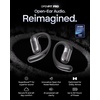 SHOKZ OpenFit Pro Open-Ear True Wireless Earbuds with Open-Ear Noise Reduction, Optimised for Dolby Atmos, Deep Bass, 50H Playtime, AI-Powered Clear Calls for Work, Sport, Bluetooth 6.1, IP55, Black(Black)