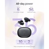 SHOKZ OpenDots Air – Open-Ear, Clip-On Earbuds – Bluetooth 6.1, Up to 36 Hours of Listening, Interchangeable Earbuds, Touch Controls, Dual AI Noise-Canceling Microphones, IP55, Bassphere Technology(Black)