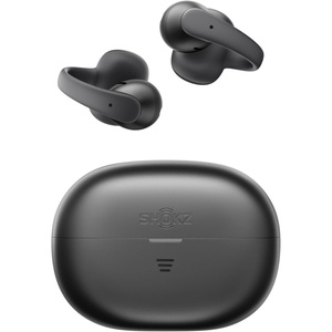 SHOKZ OpenDots Air – Open-Ear, Clip-On Earbuds – Bluetooth 6.1, Up to 36 Hours of Listening, Interchangeable Earbuds, Touch Controls, Dual AI Noise-Canceling Microphones, IP55, Bassphere Technology(Black)